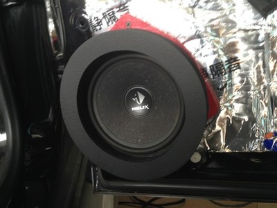 【賽電汽車音響】深圳音響改裝--凱迪拉克SRX音響改裝德國(guó)HELIX